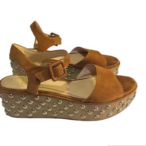 Brian Atwood franki studded platform sandals